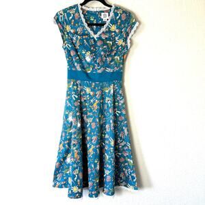 Disney Parks Dress Shop Toy Story 4 Blue Fit & Flare Dress Size XS